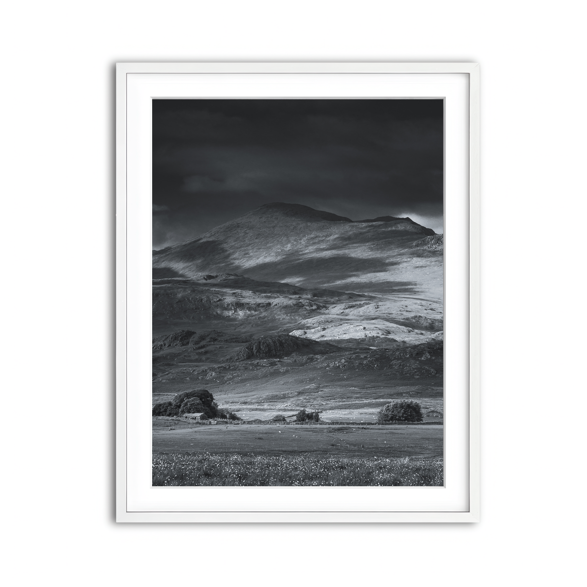 Framed Print 3x4 White