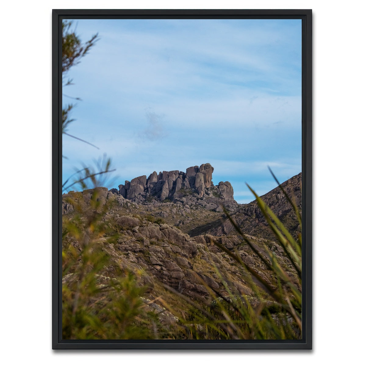 AUTO-MOCKUP WHITE | Prateleiras from Itatiaia National Park | 1 Piece | Black Framed Canvas | group=3x4