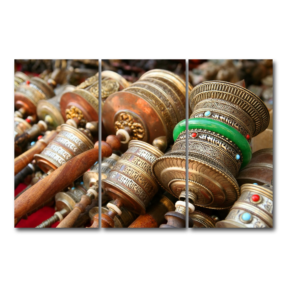 AUTO-MOCKUP WHITE | Prayer Wheels | 3 Piece | Gallery Wrap Canvas | group=12x24