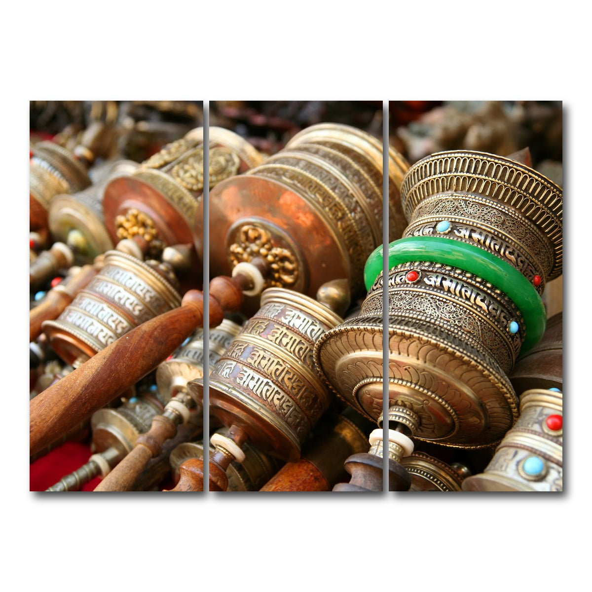 AUTO-MOCKUP WHITE | Prayer Wheels | 3 Piece | Gallery Wrap Canvas | group=8x18