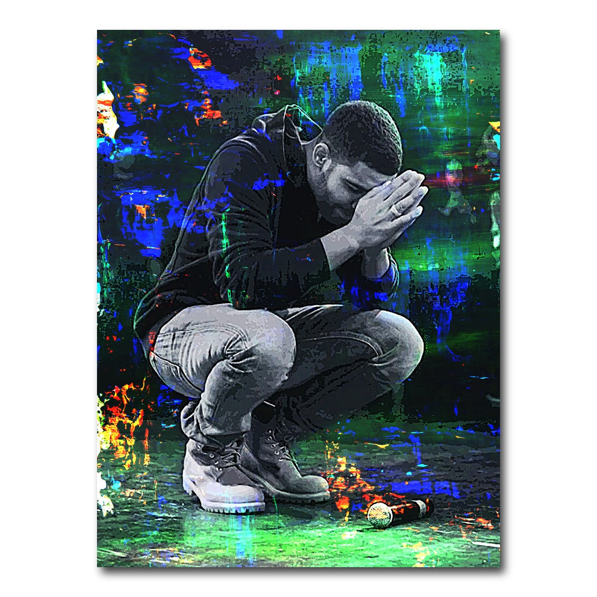 AUTO-MOCKUP WHITE | Praying Drake | 1 Piece | Gallery Wrap Canvas | group=3x4