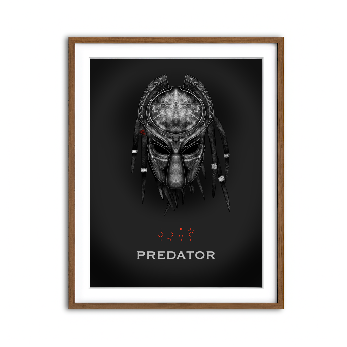 Framed Print 3x4 Walnut