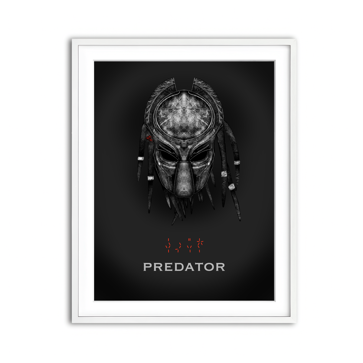 Framed Print 3x4 White