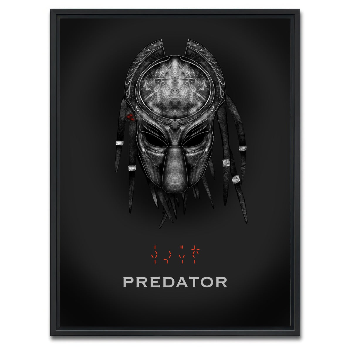 AUTO-MOCKUP WHITE | Predator 3 | 1 Piece | Black Framed Canvas | group=3x4