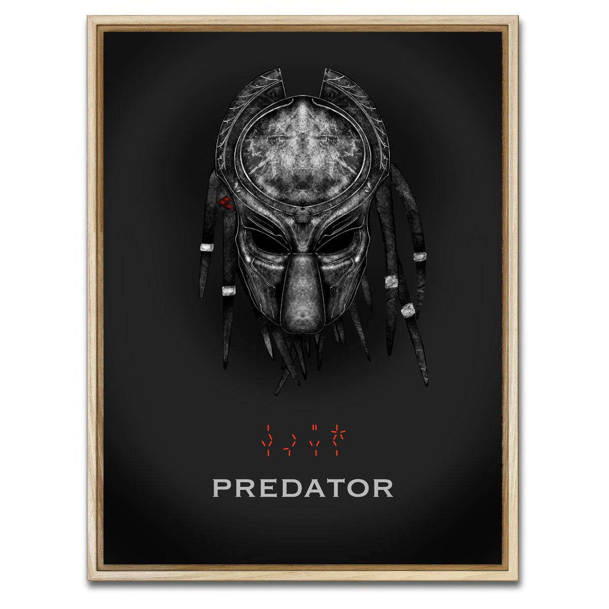 AUTO-MOCKUP WHITE | Predator 3 | 1 Piece | Natural Framed Canvas | group=3x4