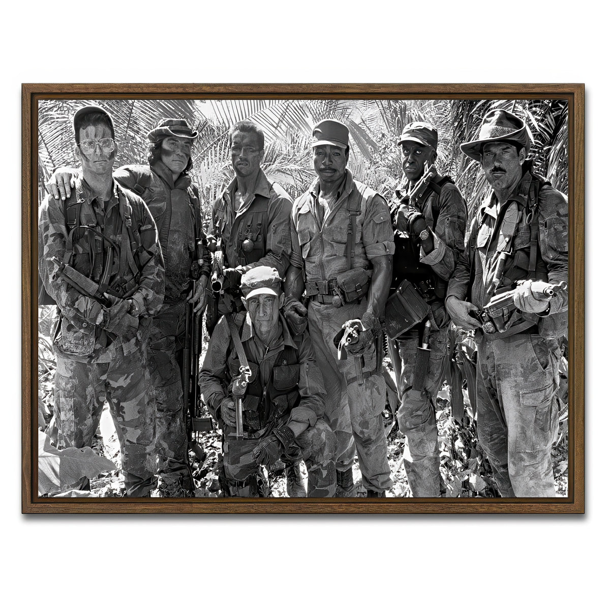 AUTO-MOCKUP WHITE | Predator Crew | 1 Piece | Walnut Framed Canvas | group=4x3