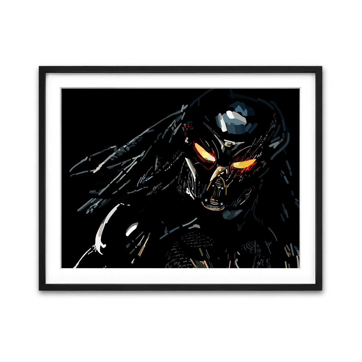 Framed Print 4x3 Black