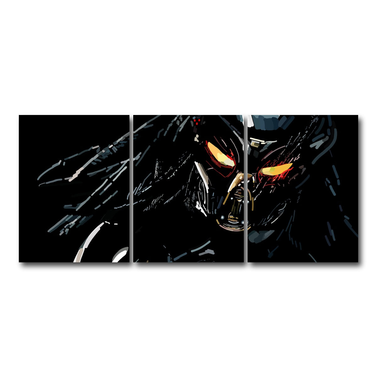 AUTO-MOCKUP WHITE | Predator Hunter | 3 Piece | Gallery Wrap Canvas | group=18x24