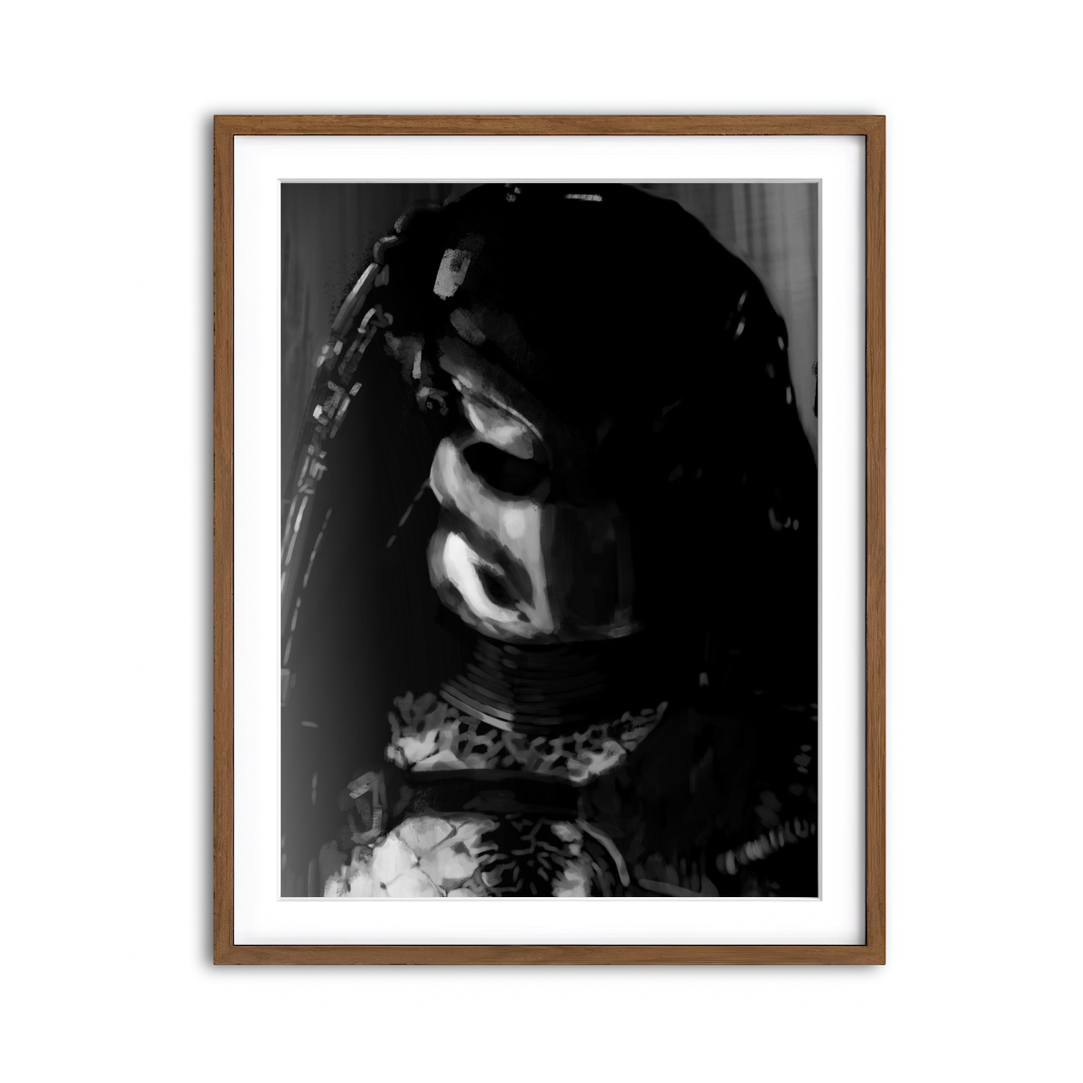 Framed Print 3x4 Walnut