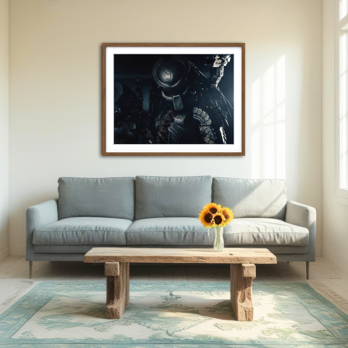 AUTO-MOCKUP ROOM | Predator in the Shadows Wall Art