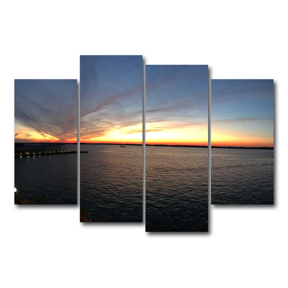 AUTO-MOCKUP WHITE | Presque Isle bay | 4 Piece | Gallery Wrap Canvas | group=4_short
