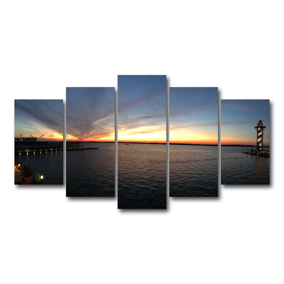 AUTO-MOCKUP WHITE | Presque Isle bay | 5 Piece | Gallery Wrap Canvas | group=5_normal