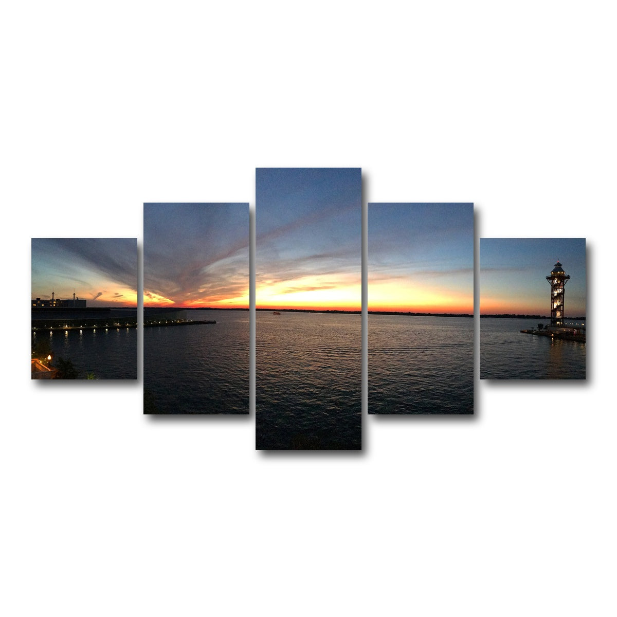 AUTO-MOCKUP WHITE | Presque Isle bay | 5 Piece | Gallery Wrap Canvas | group=5_short