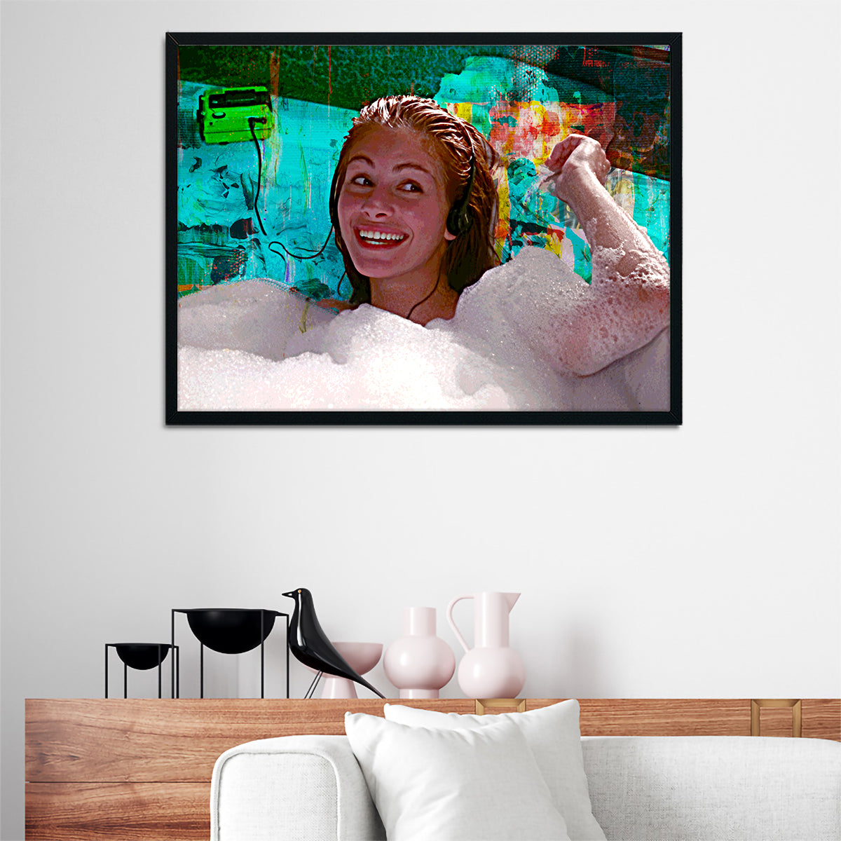Pretty Woman Bathtub Wall Art