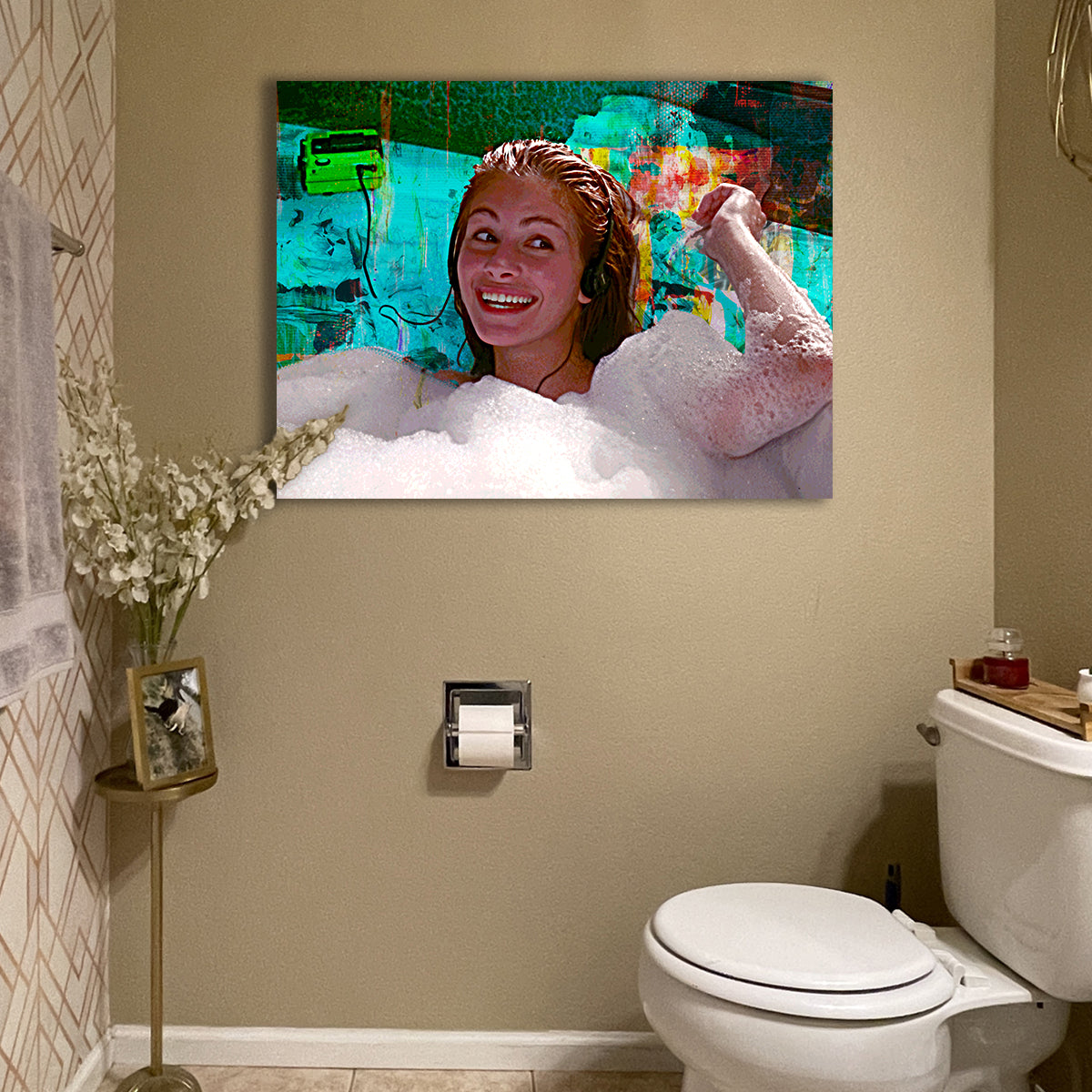 Pretty Woman Bathtub Wall Art