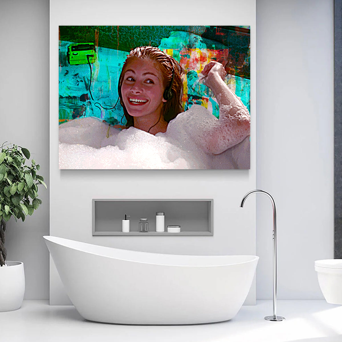Pretty Woman Bathtub Wall Art
