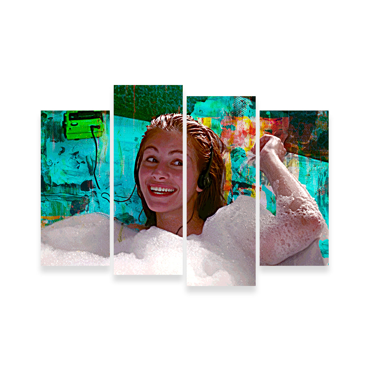 Pretty Woman Bathtub Wall Art