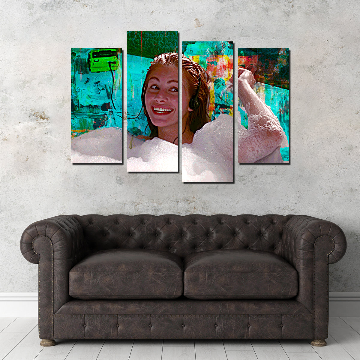 Pretty Woman Bathtub Wall Art