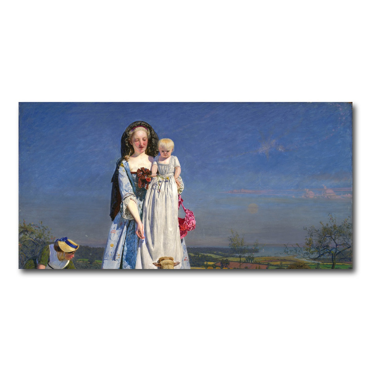 AUTO-MOCKUP WHITE | Pretty Baa-Lambs | 1 Piece | Gallery Wrap Canvas | group=2x1