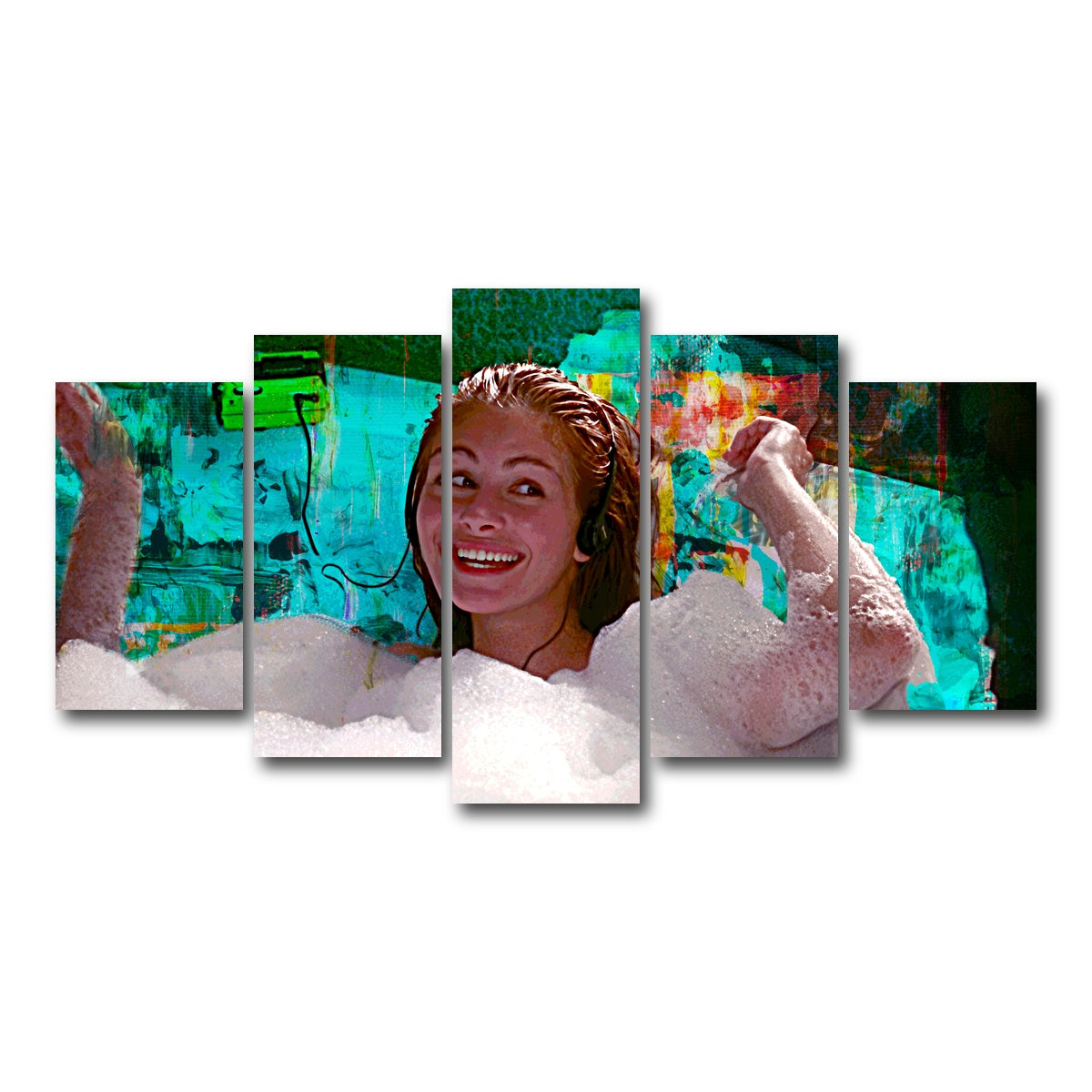 AUTO-MOCKUP WHITE | Pretty Woman Bathtub | 5 Piece | Gallery Wrap Canvas | group=5_normal