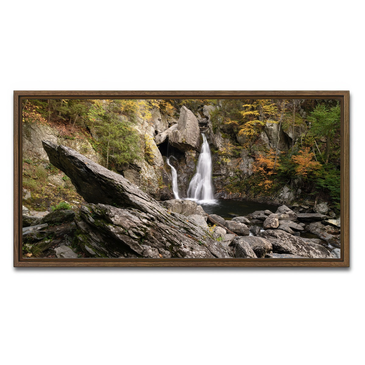AUTO-MOCKUP WHITE | Pride Rock | 1 Piece | Walnut Framed Canvas | group=2x1