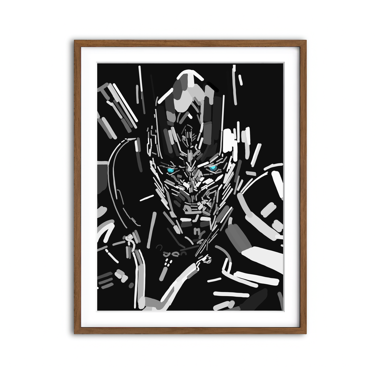 Framed Print 3x4 Walnut