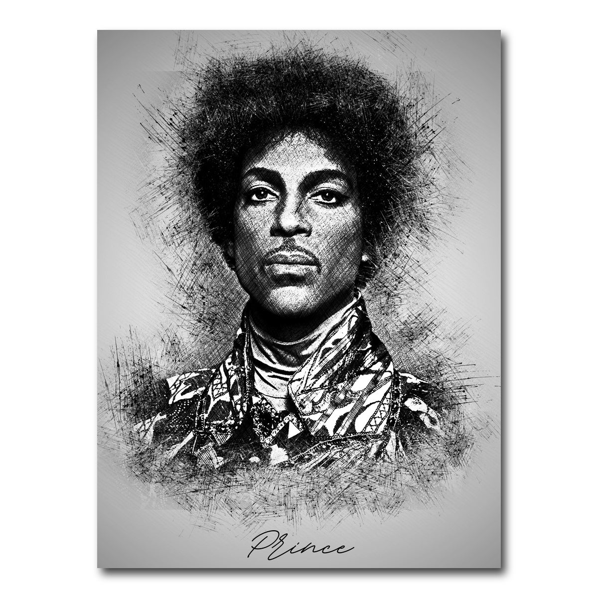 AUTO-MOCKUP WHITE | Prince Sketch | 1 Piece | Gallery Wrap Canvas | group=3x4