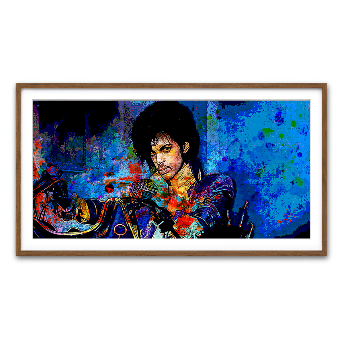 Framed Print 2x1 Walnut