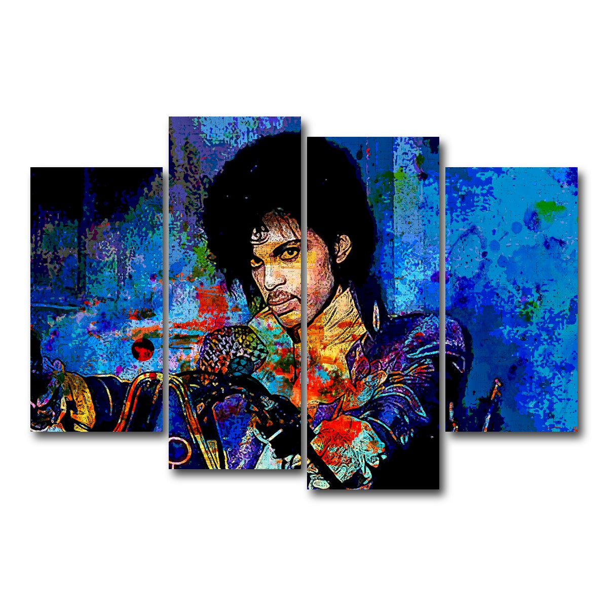 AUTO-MOCKUP WHITE | Prince | 4 Piece | Gallery Wrap Canvas | group=4_short