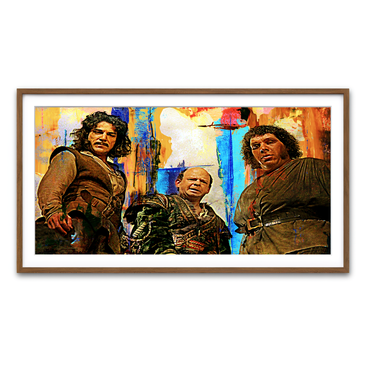 Framed Print 2x1 Walnut