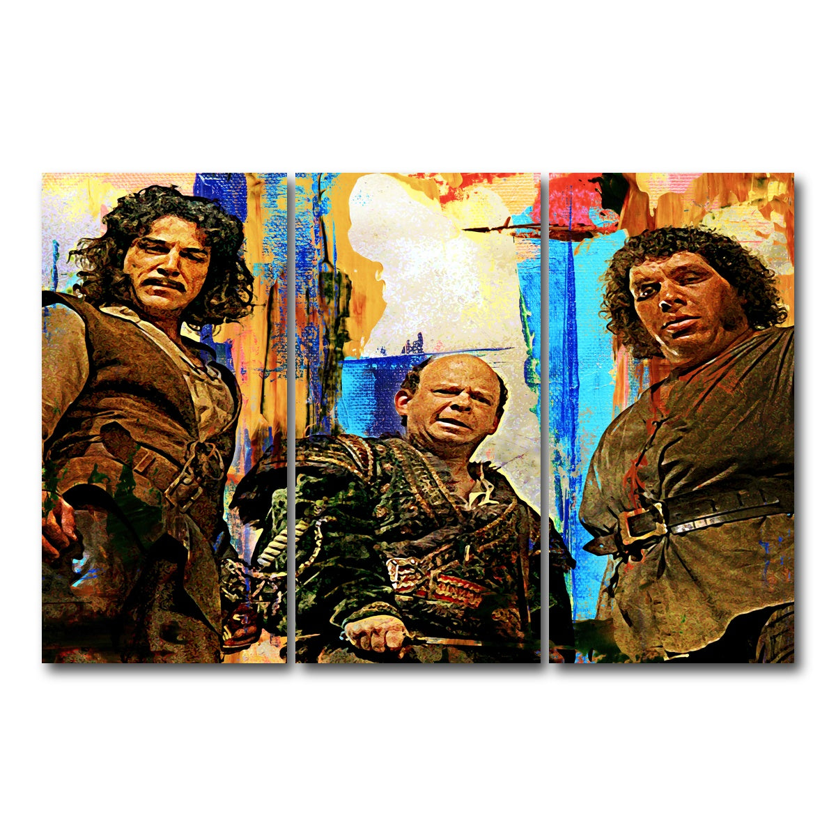 AUTO-MOCKUP WHITE | Princess Bride Villains | 3 Piece | Gallery Wrap Canvas | group=12x24