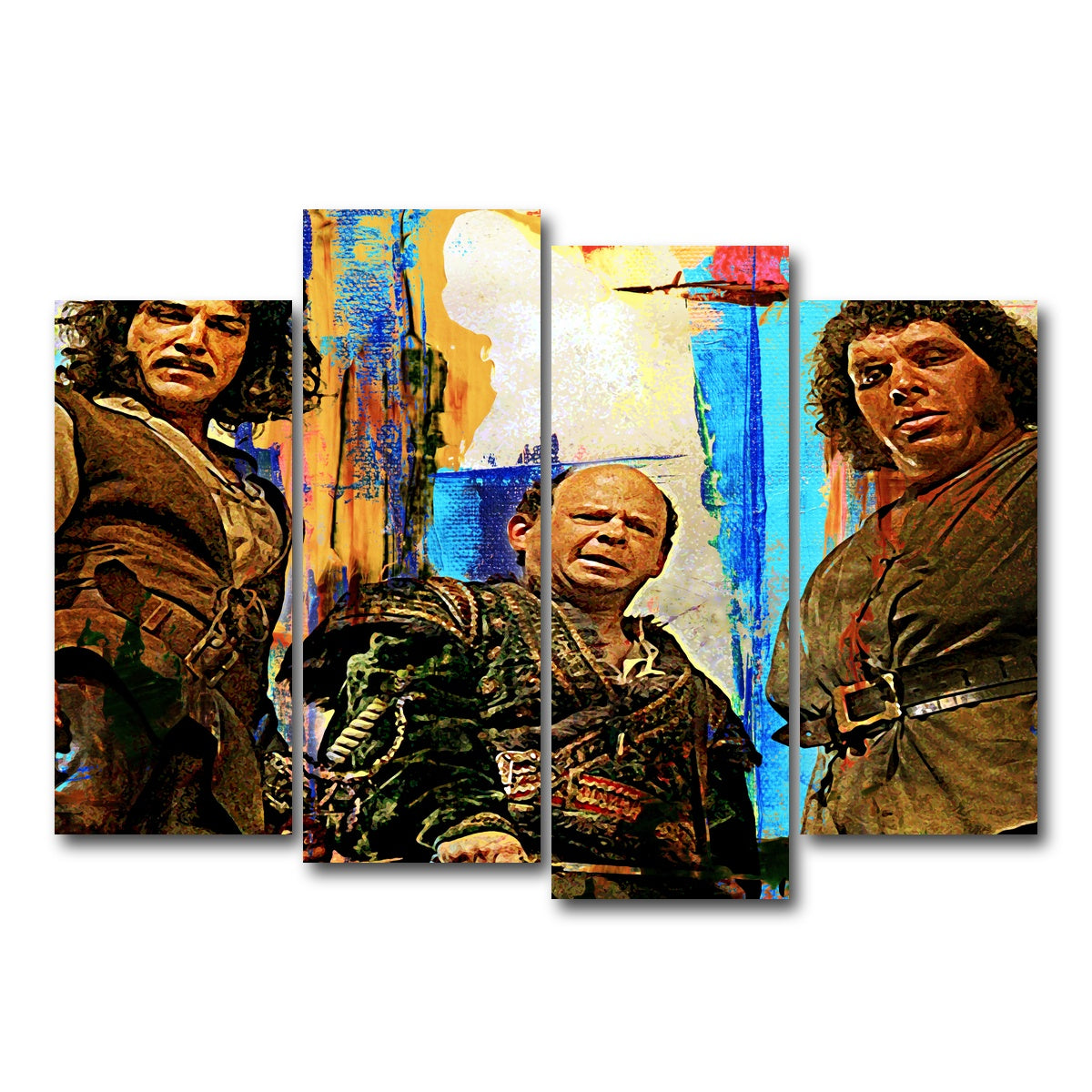 AUTO-MOCKUP WHITE | Princess Bride Villains | 4 Piece | Gallery Wrap Canvas | group=4_normal