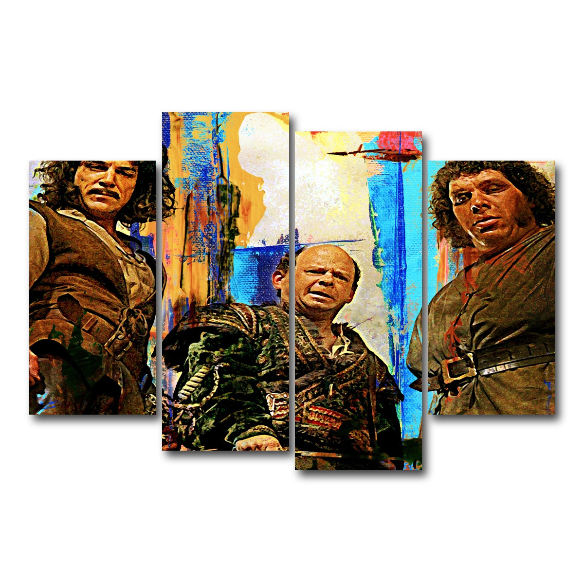 AUTO-MOCKUP WHITE | Princess Bride Villains | 4 Piece | Gallery Wrap Canvas | group=4_short