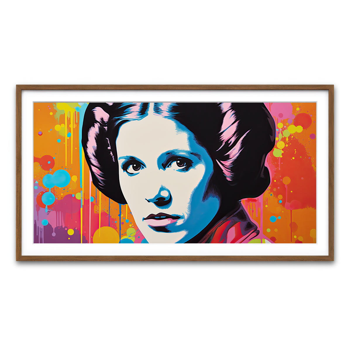 Framed Print 2x1 Walnut