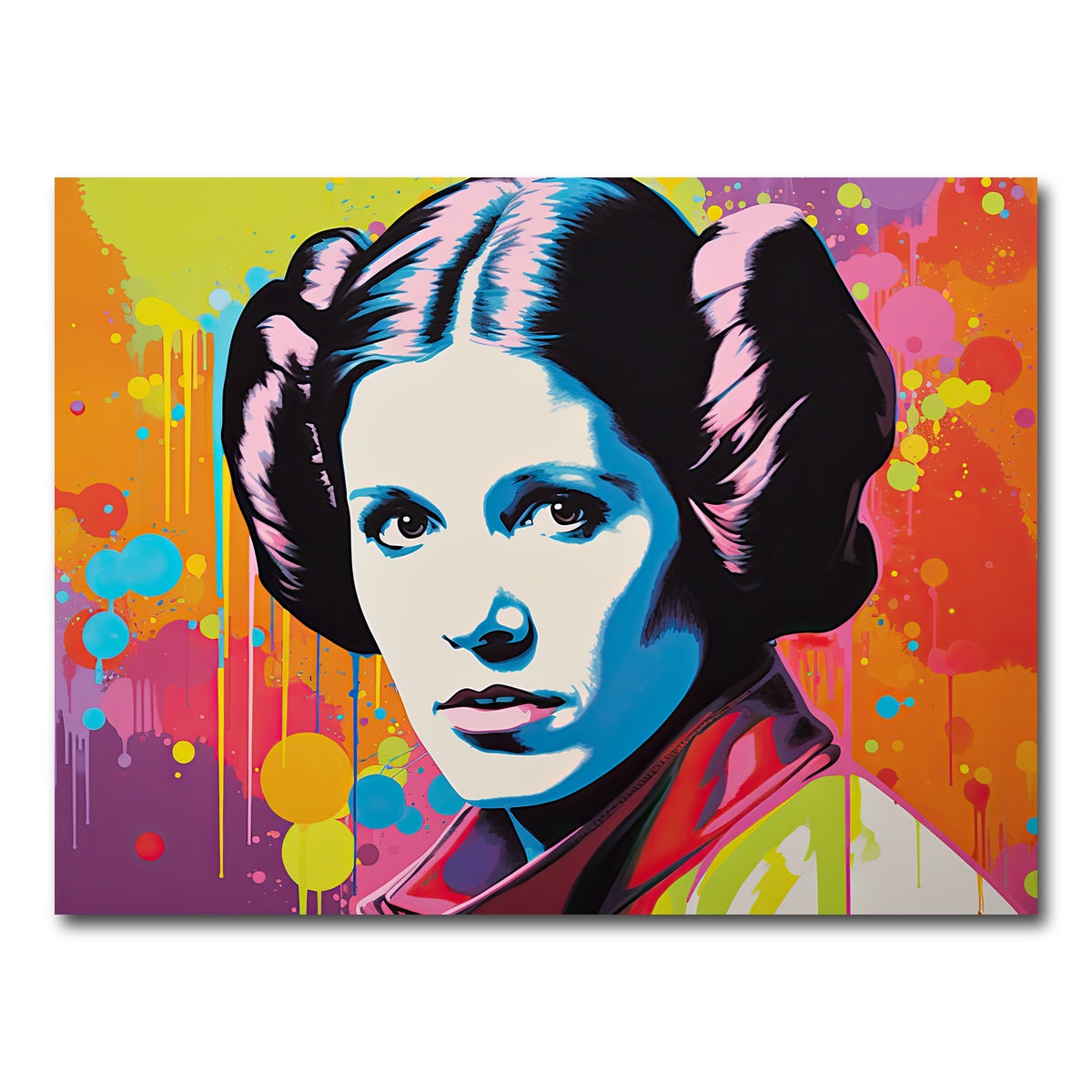 AUTO-MOCKUP WHITE | Princess Leia Colors | 1 Piece | Gallery Wrap Canvas | group=4x3