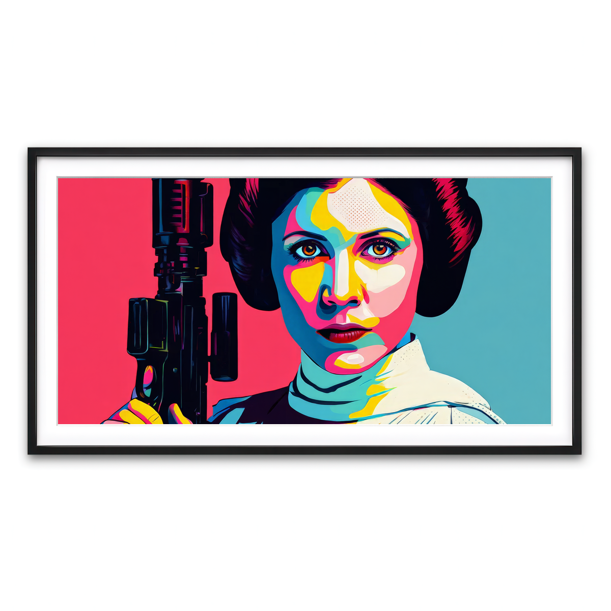 Framed Print 2x1 Black