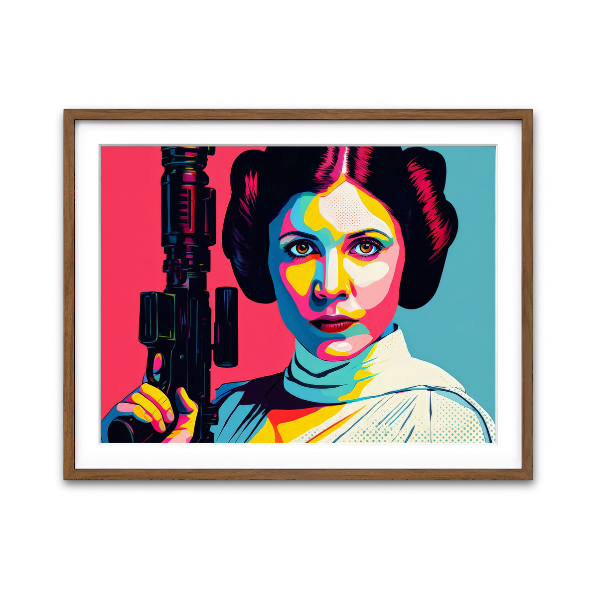 Framed Print 4x3 Walnut