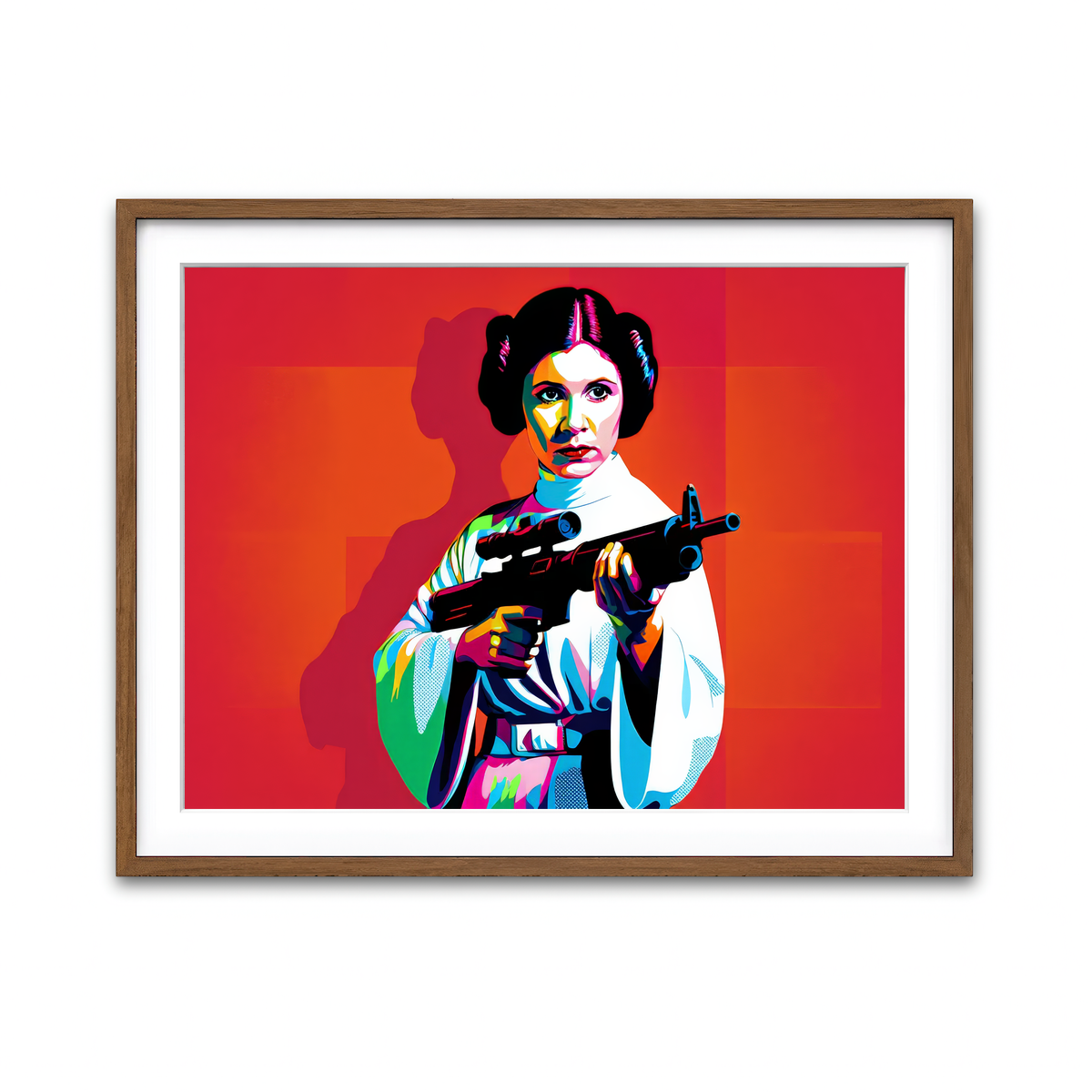 Framed Print 4x3 Walnut