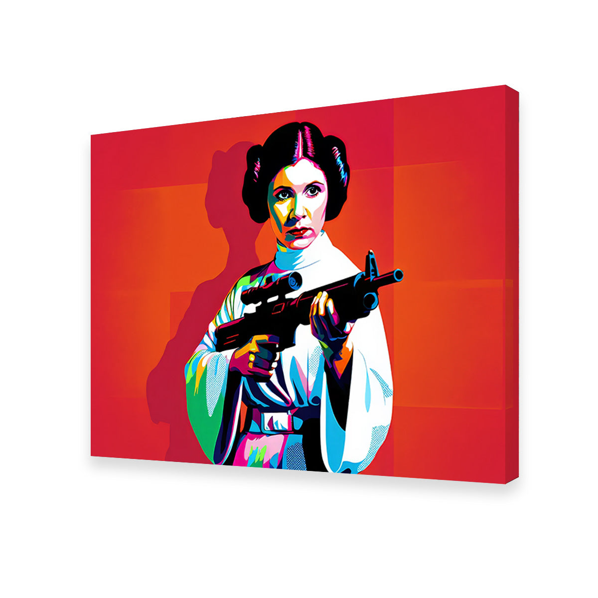 Princess Leia Red Wall Art