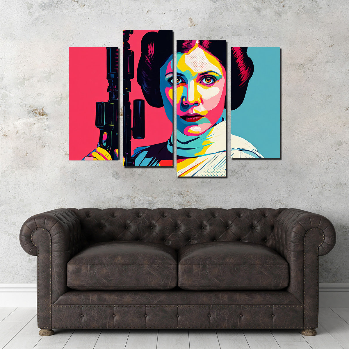 Princess Leia Gun Wall Art