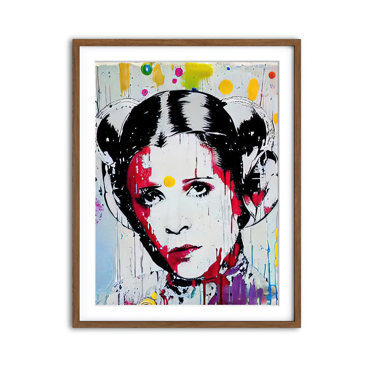 Framed Print 3x4 Walnut