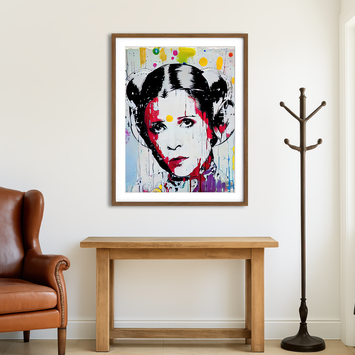 AUTO-MOCKUP ROOM | Princess Leia Wall Art