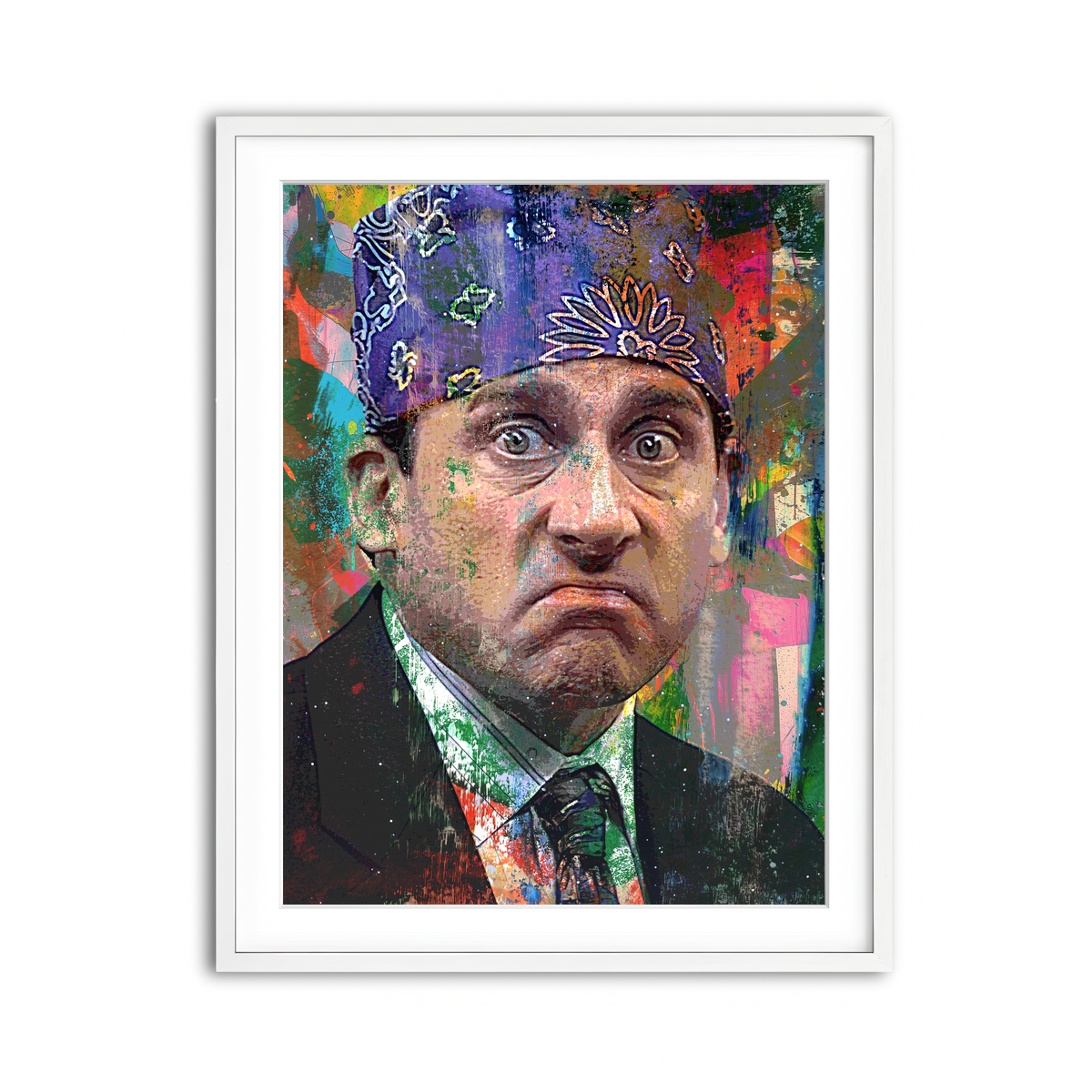 Framed Print 3x4 White