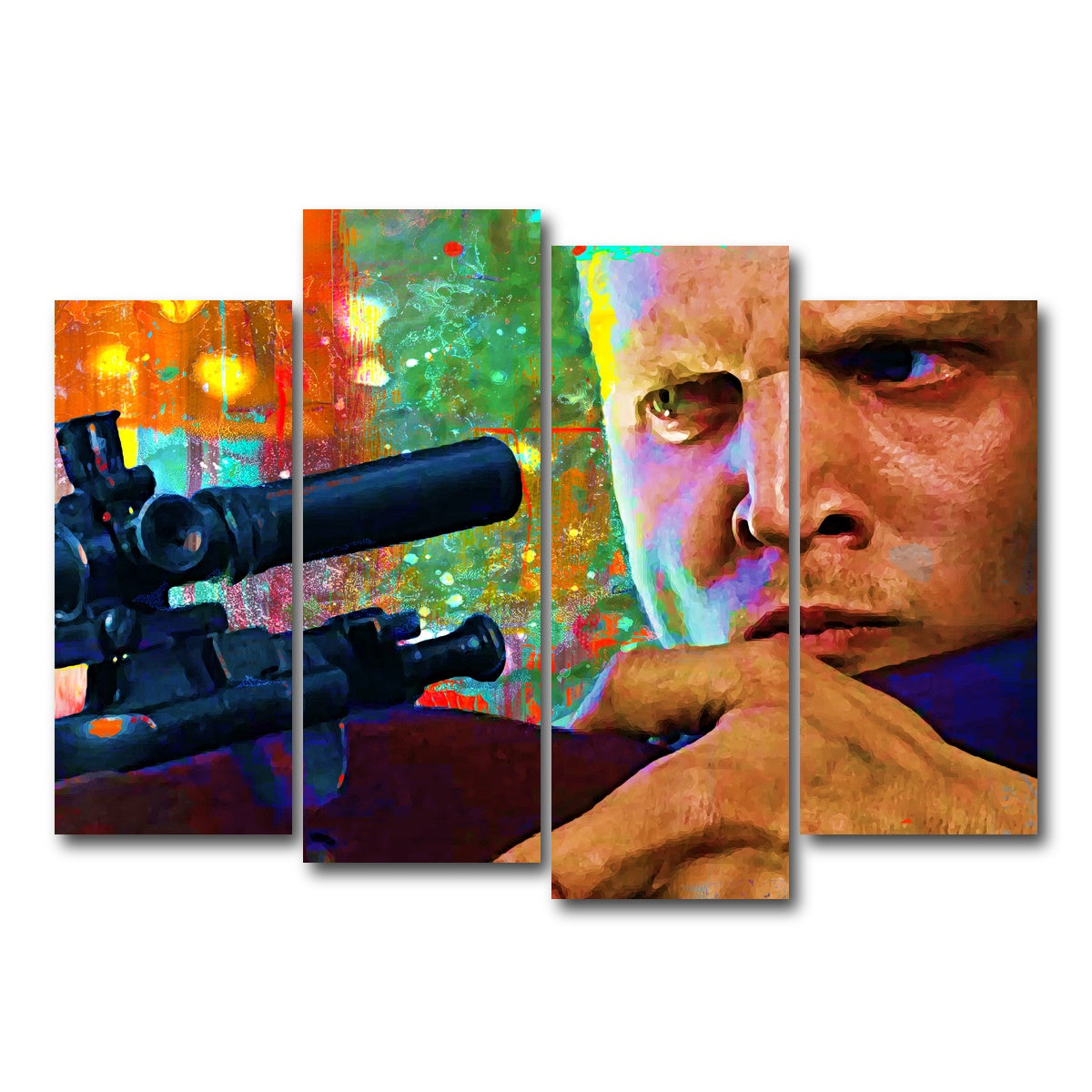 AUTO-MOCKUP WHITE | Private Jackson - Saving Private Ryan | 4 Piece | Gallery Wrap Canvas | group=4_normal