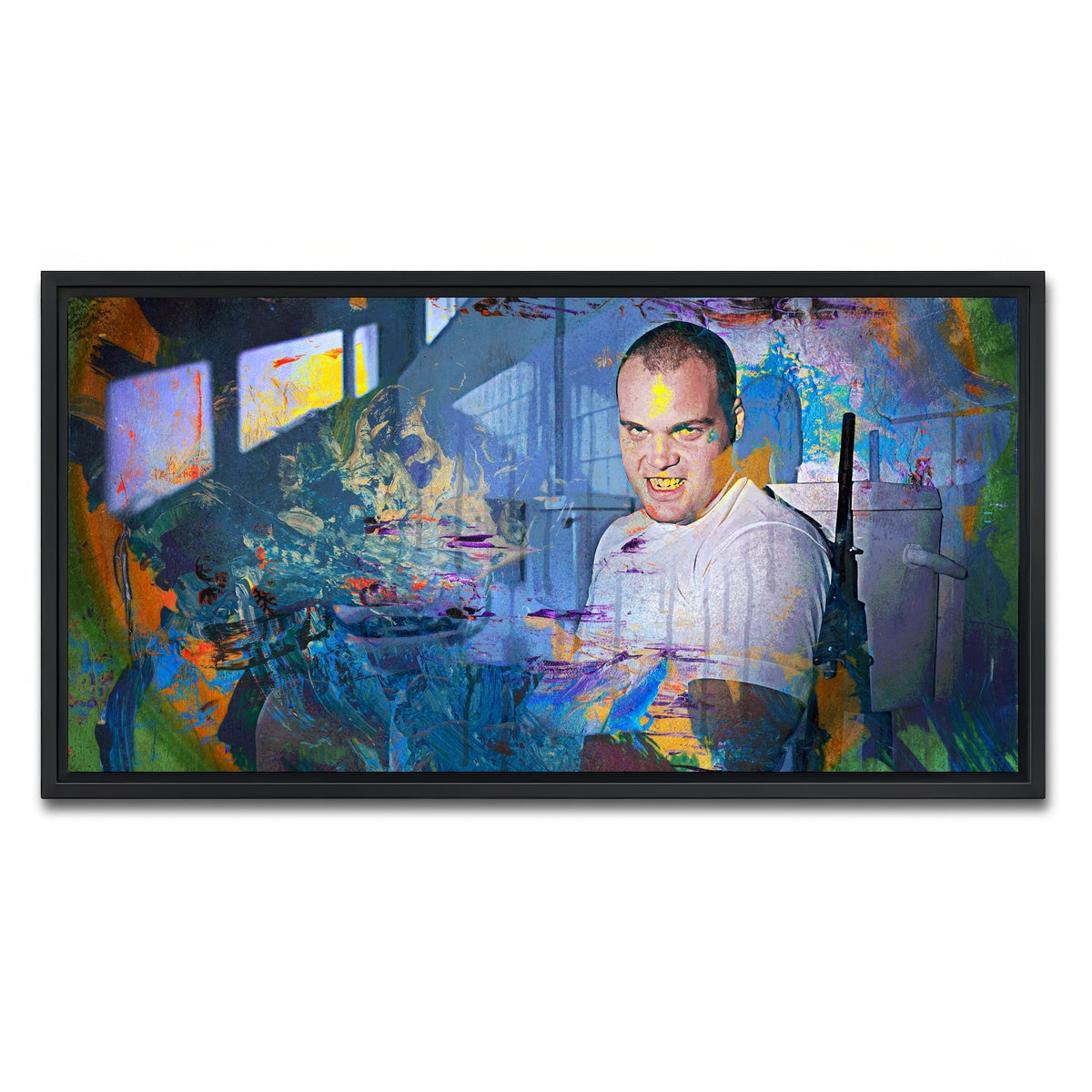 AUTO-MOCKUP WHITE | Private Pyle - Full Metal Jacket | 1 Piece | Black Framed Canvas | group=2x1