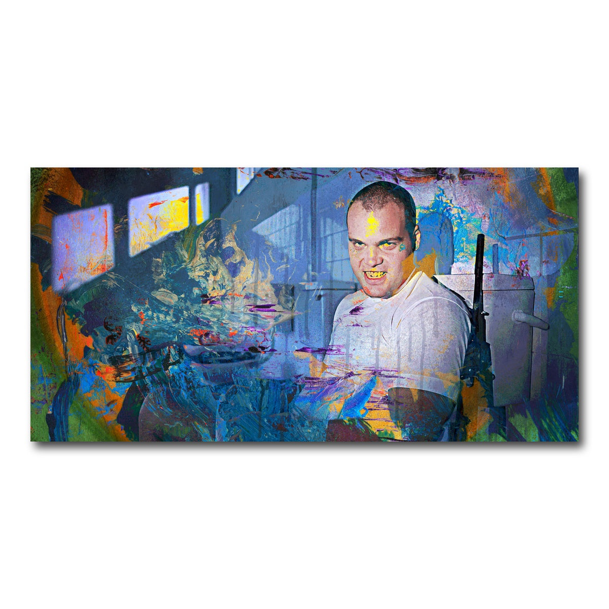 AUTO-MOCKUP WHITE | Private Pyle - Full Metal Jacket | 1 Piece | Gallery Wrap Canvas | group=2x1