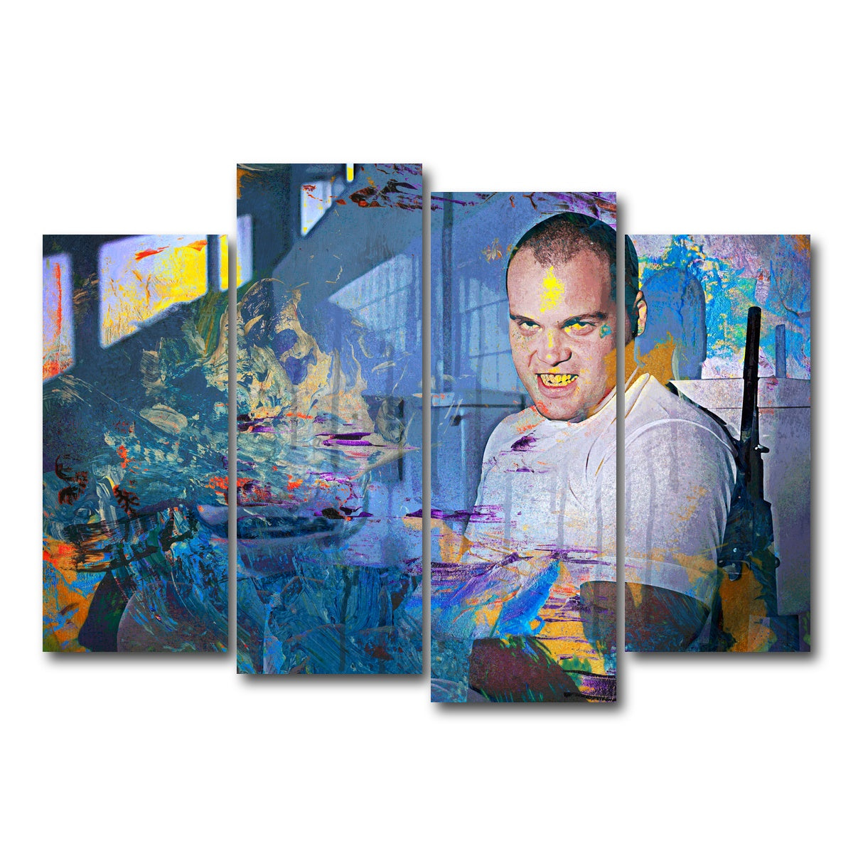 AUTO-MOCKUP WHITE | Private Pyle - Full Metal Jacket | 4 Piece | Gallery Wrap Canvas | group=4_normal