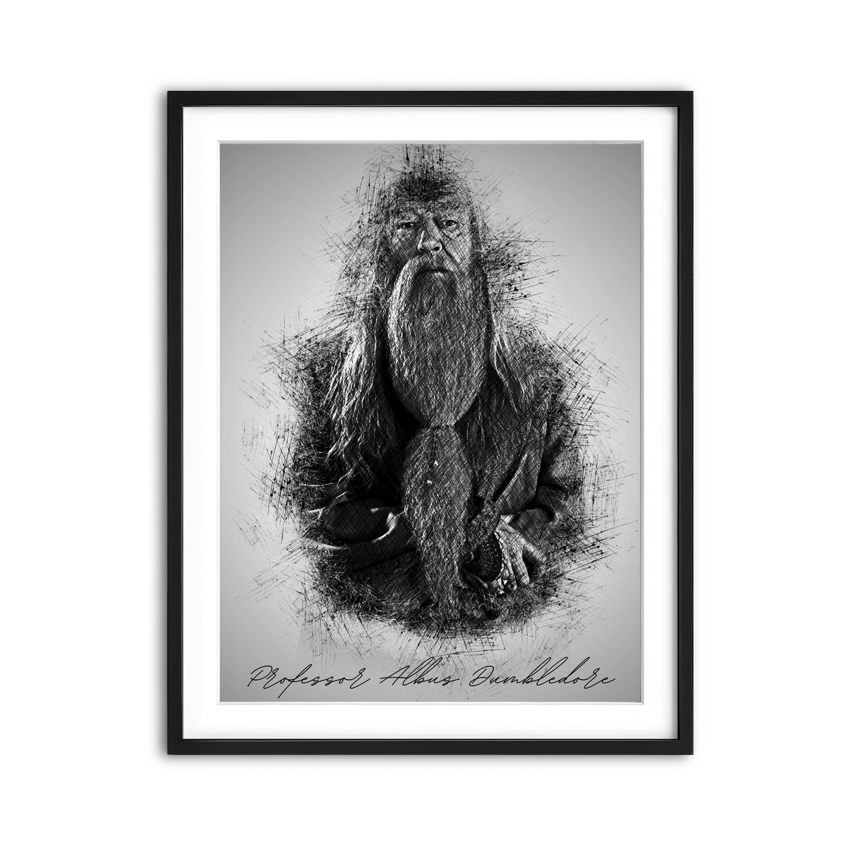 Framed Print 3x4 Black