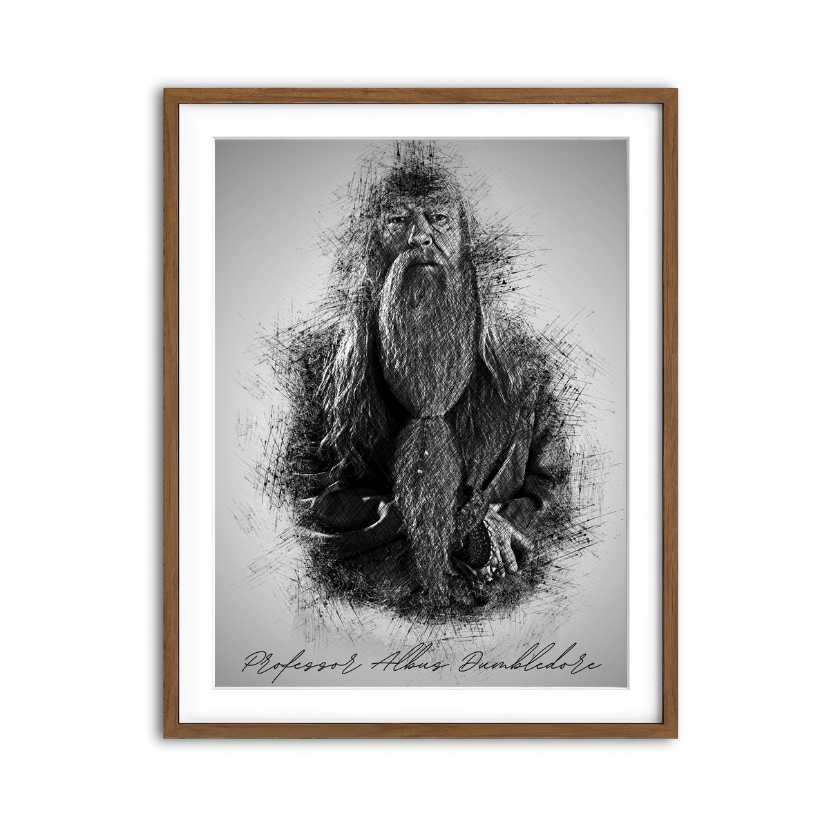 Framed Print 3x4 Walnut