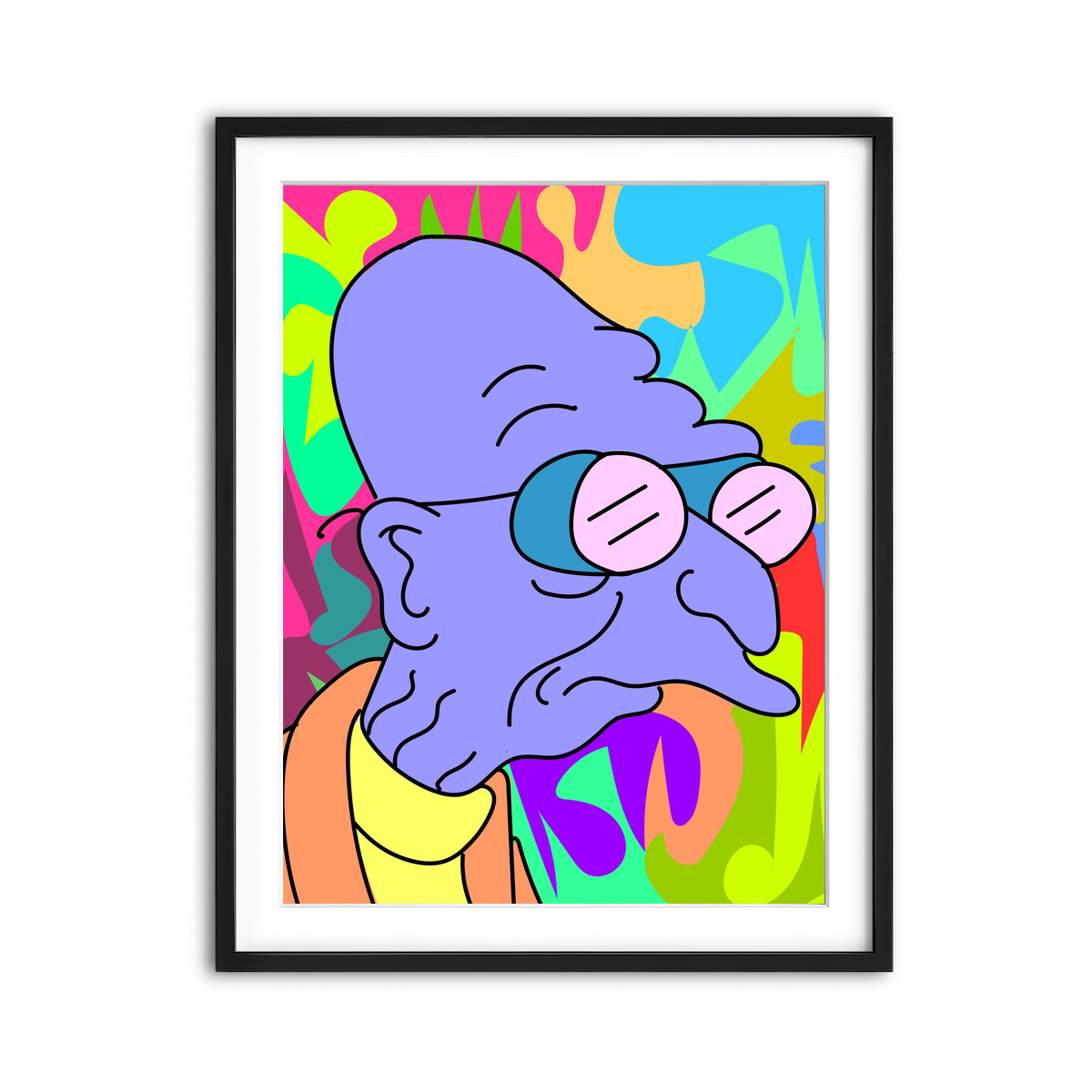 Framed Print 3x4 Black